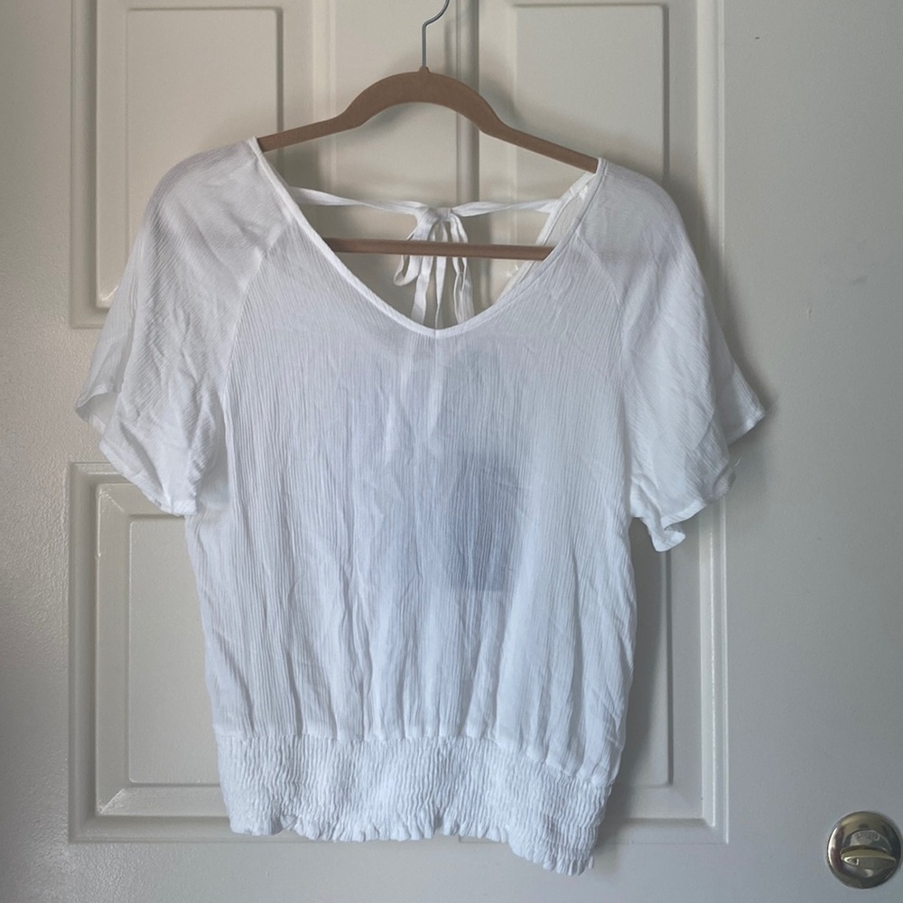 NWT Paper Crane Elastic Waist Top